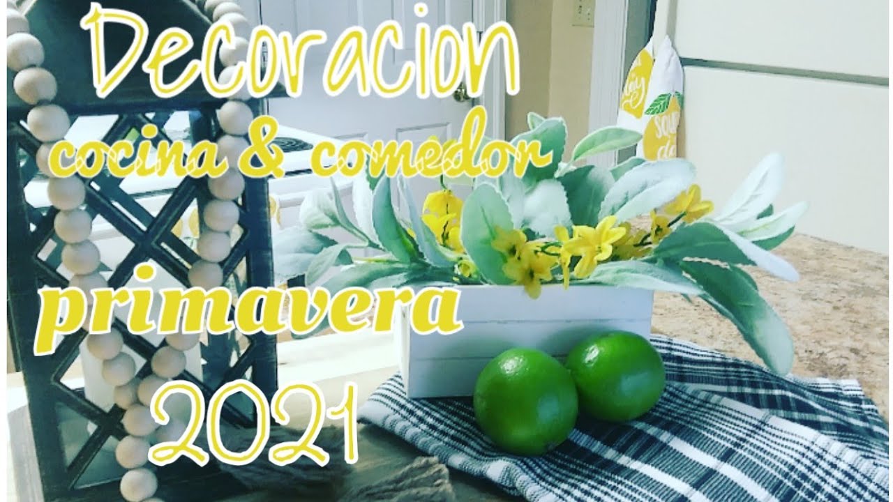 Decoracion cocina comedor 2021 primavera verano Small kitchen decoration spring summer 2021