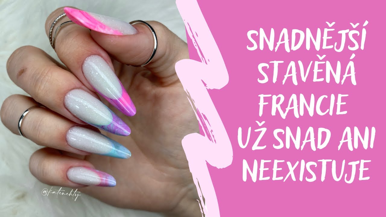 Stavěná francie duálkami - jednoduchý způsob 💅🏻 | Kate nehty