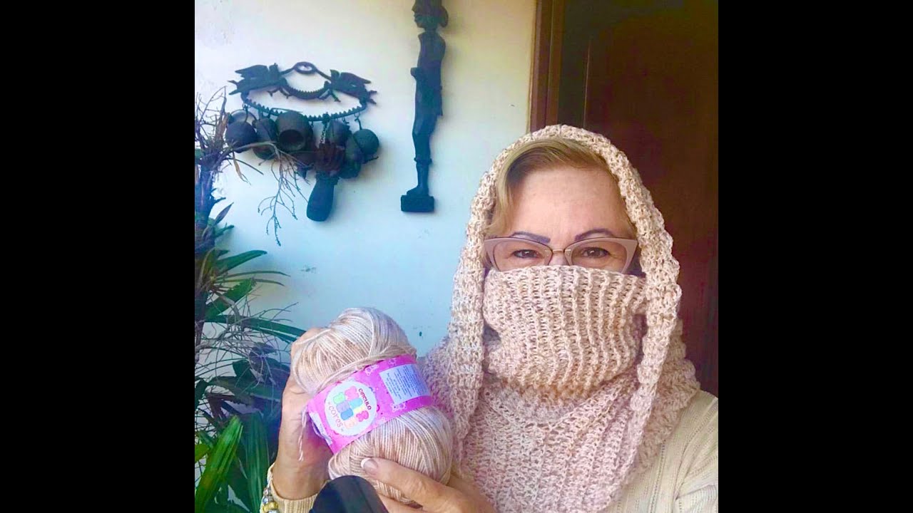 Gola com Capuz - vídeo de como fazer !!! Atualizado