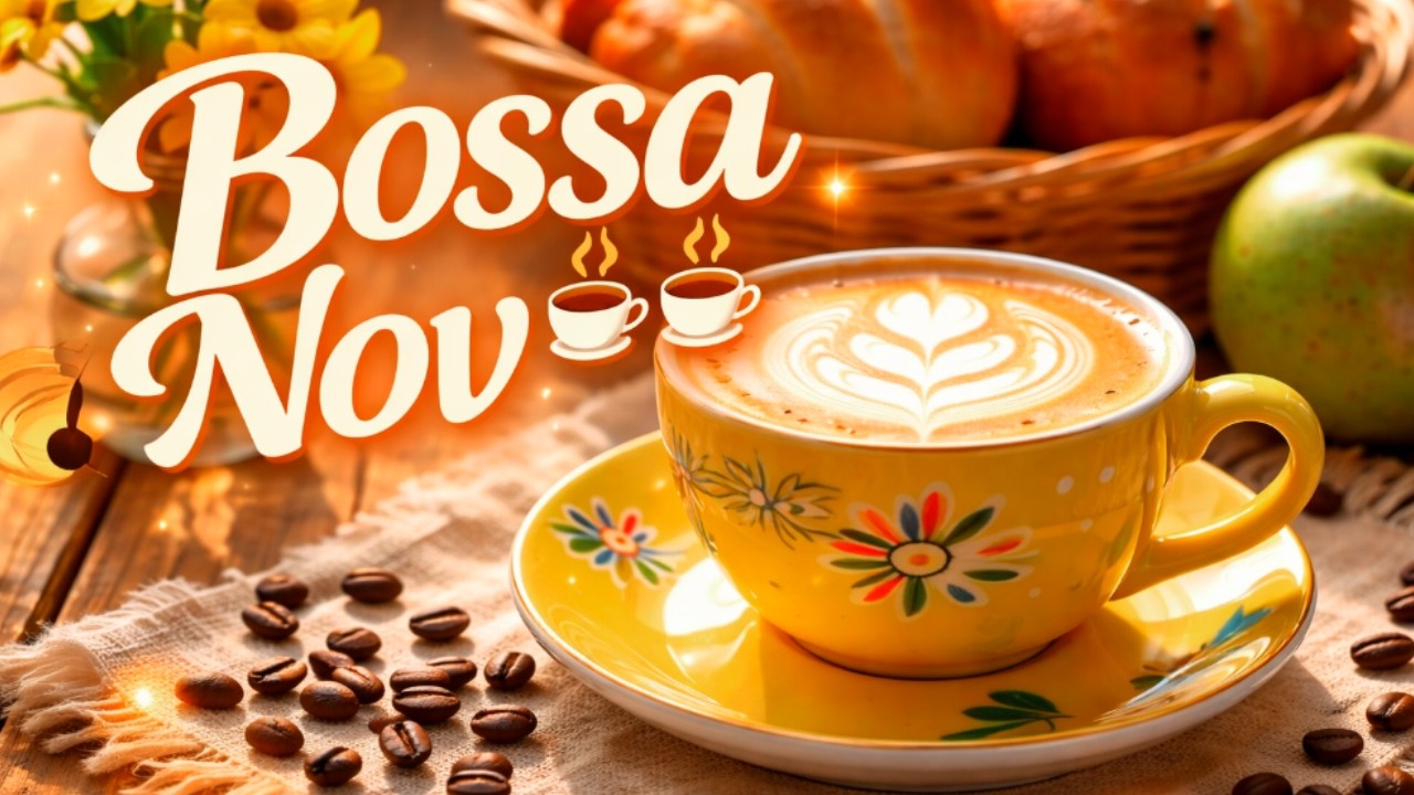 ☕ Morning Bossa Nova Bliss — Relaxing Jazz Cafe Music to Focus, Study & Chill 🎶