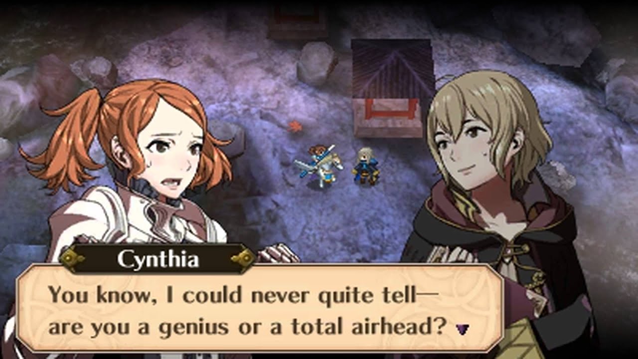 Fire Emblem Awakening - Cynthia & Morgan (Female) Hot-Spring Scramble Conversations