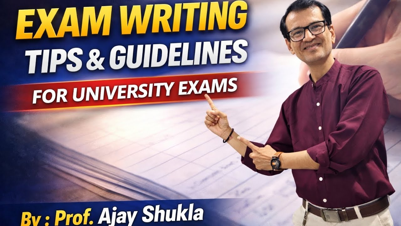 Exam Writing Tips and Hints for University Exams l #vnsgu #exams #universityexampreparation 
