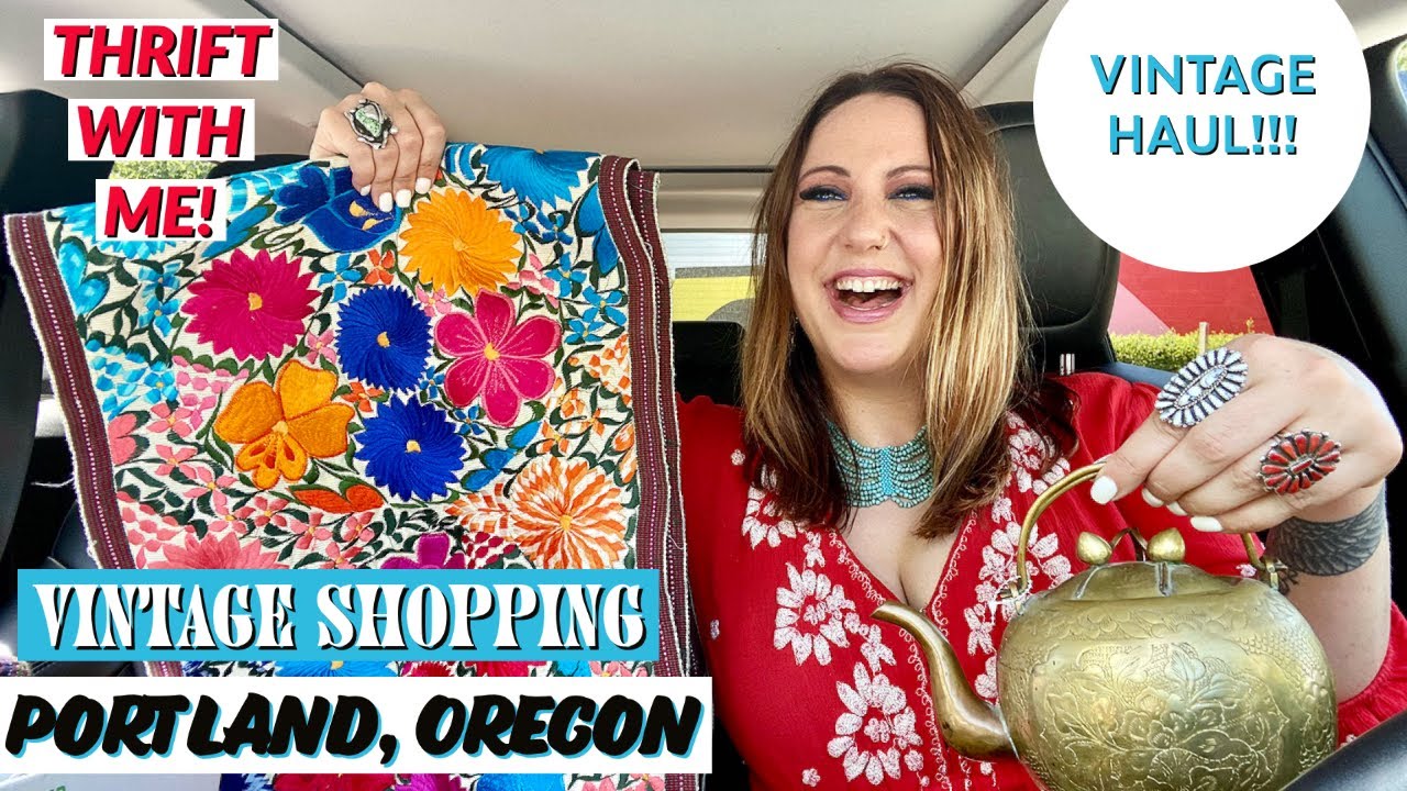 VINTAGE SHOPPING IN PORTLAND | Thrift With Me | Shop With Me At One Of Portland's Top Vintage Malls!