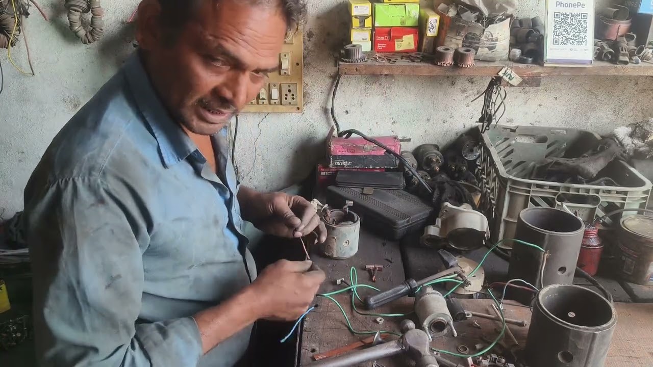 Tata AC starter khol 🎇 fitting and repairing🧩🔩