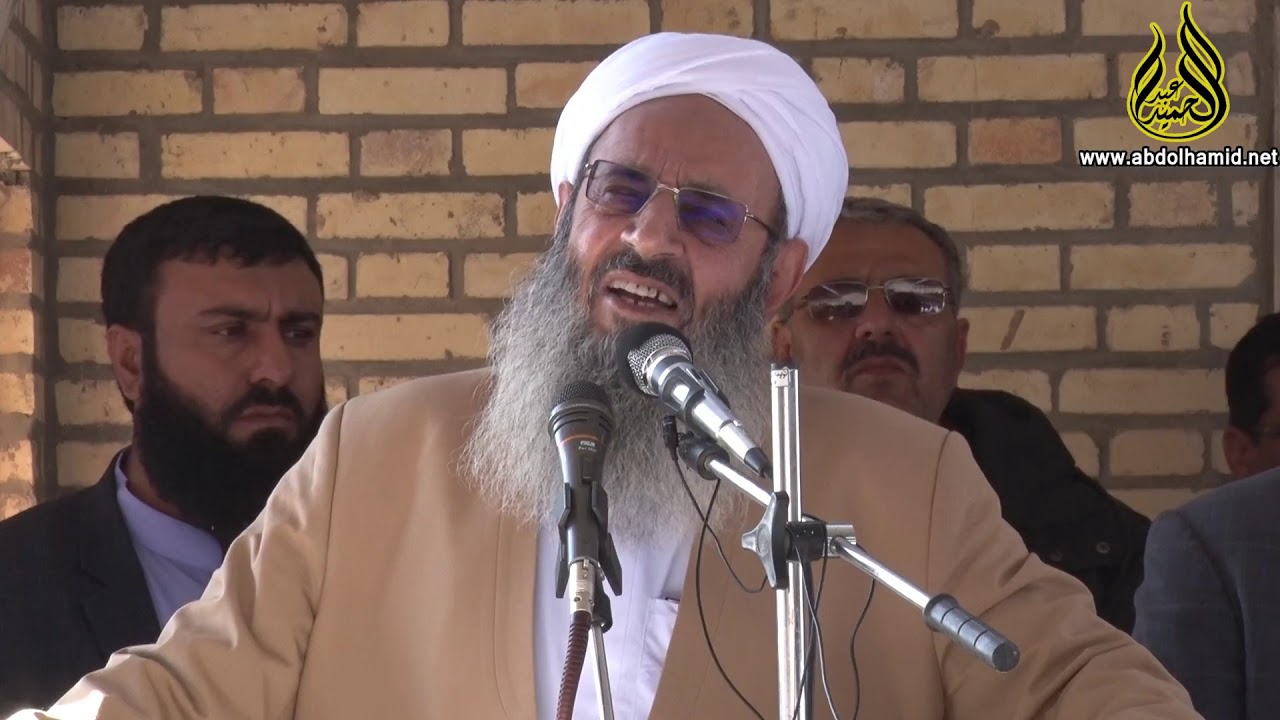 سخنان مولانا عبدالحمید در مراسم تشییع جنازه مولانا محمدحسن برفی رحمه الله