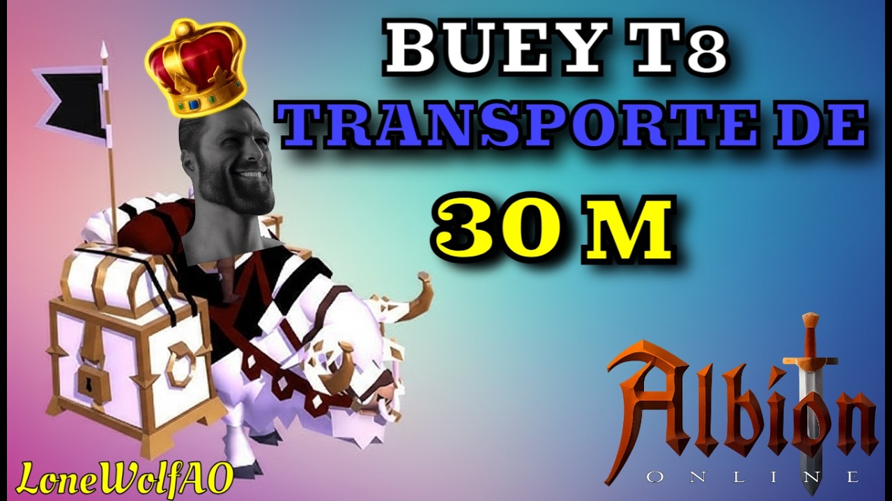 BUEY T8 Transporte 30M 💰 | Albion Online