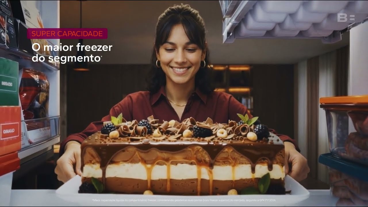 Geladeira Inteligente B= Smart Brastemp Frost Free Duplex 512 Litros - BRM62
