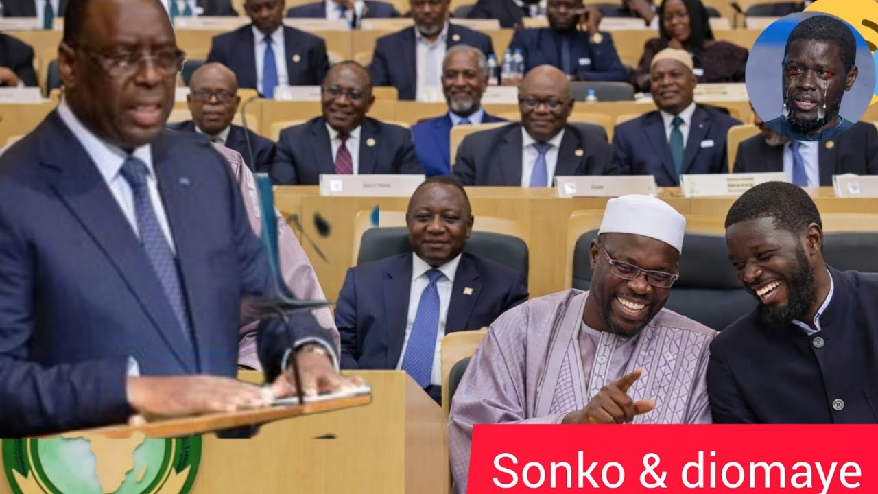 Dernière minute : sonko et diomaye recalent la candidature de Macky Sall à l'UA