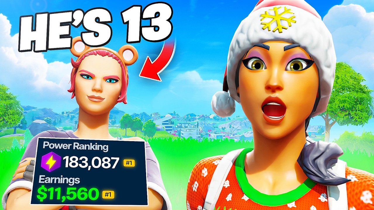 I WON a Tournament with the YOUNGEST Fortnite PRO..