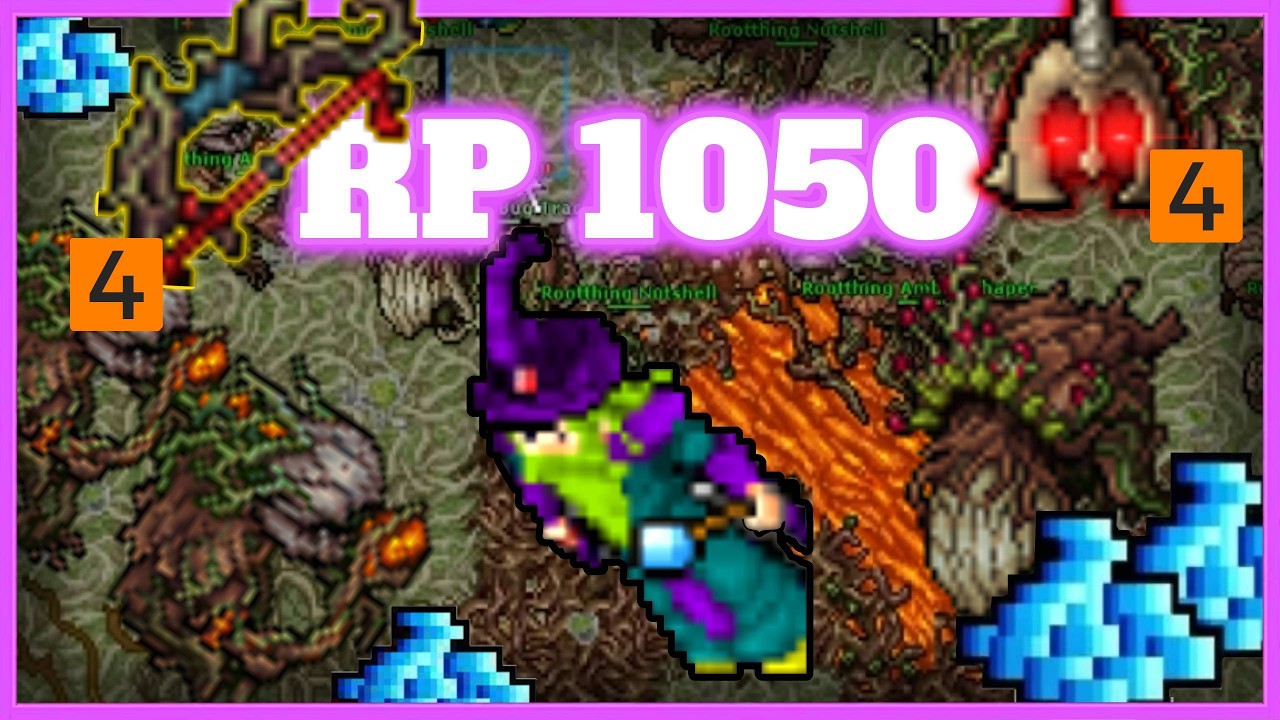 Tibia 1000+ RP - Rootthings/Rootlings Hunt - Project 1200