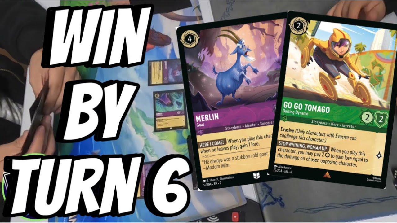 Emerald and amethyst is so fast! Lorcana tournament