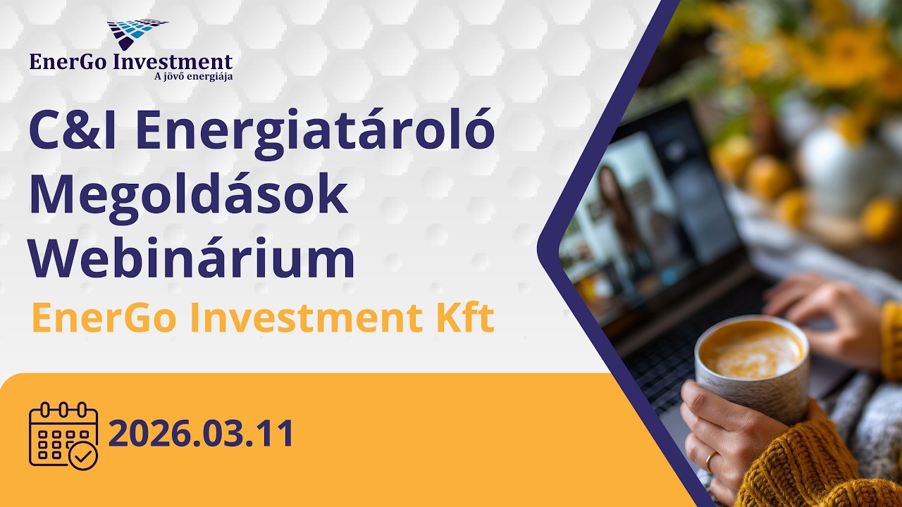C&I Energiatároló Megoldások – Webinárium