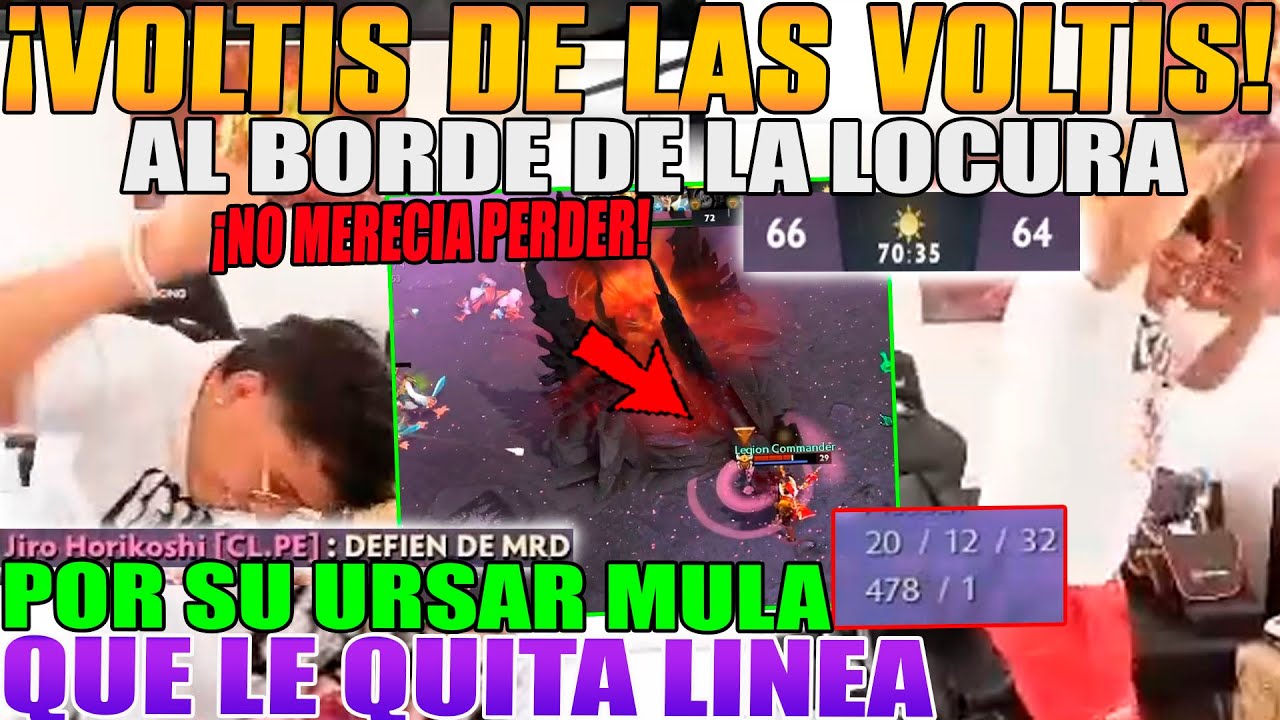 VOLTIS TRAS VOLTIS DE 70 MINUTOS!! MACARIUS AL BORDE DE LA LOCURA X URSAR QUE LE QUITA LINEA DOTA 2