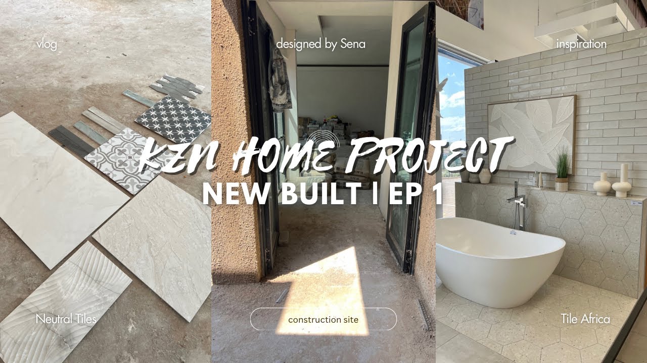 EP 1| KZN Home project| picking out tiles, bathroom fixture & planning the kitchen