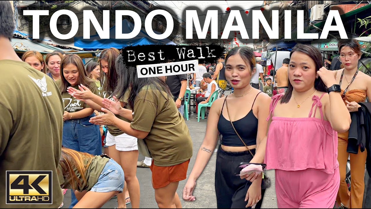 The BEST Walk Hands Down in Tondo Manila Philippines [4K]