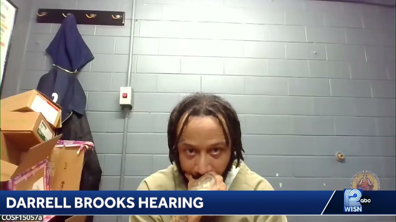 Darrell Brooks is appearing virtually for a motion hearing related to his appeal