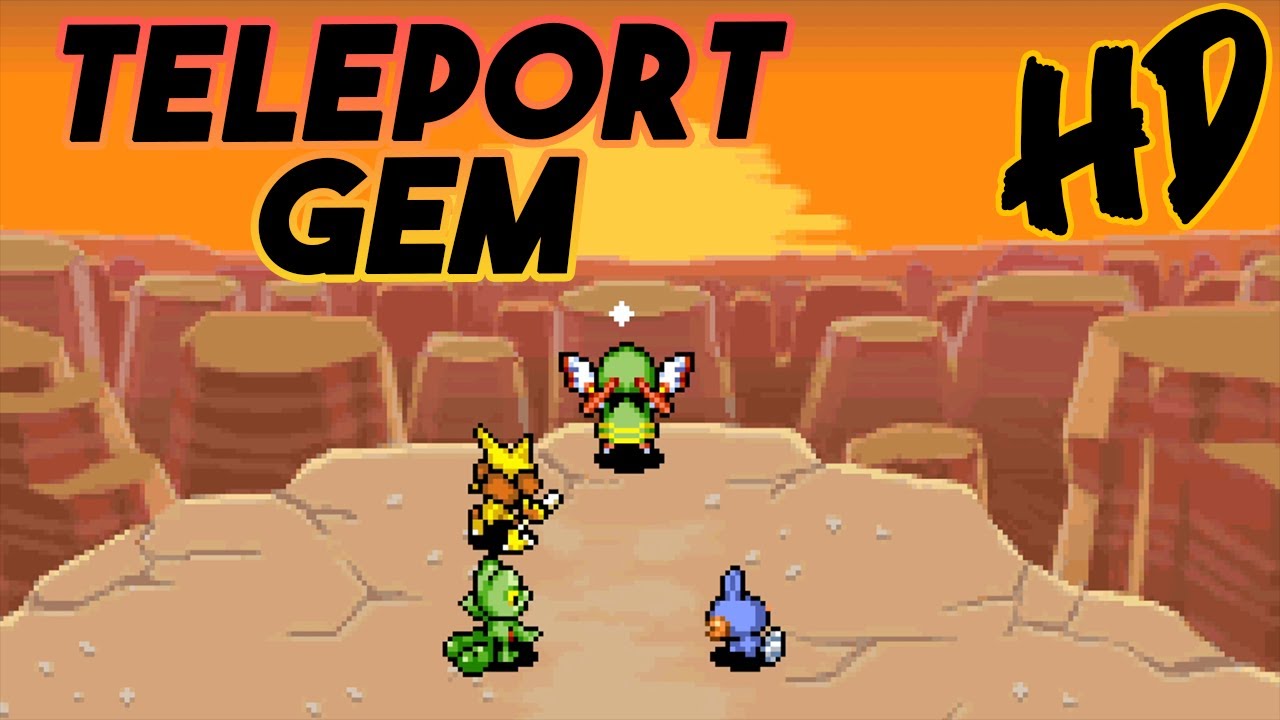 Teleporting to Sky Tower - Pokemon Mystery Dungeon: Blue Rescue Team (HD)