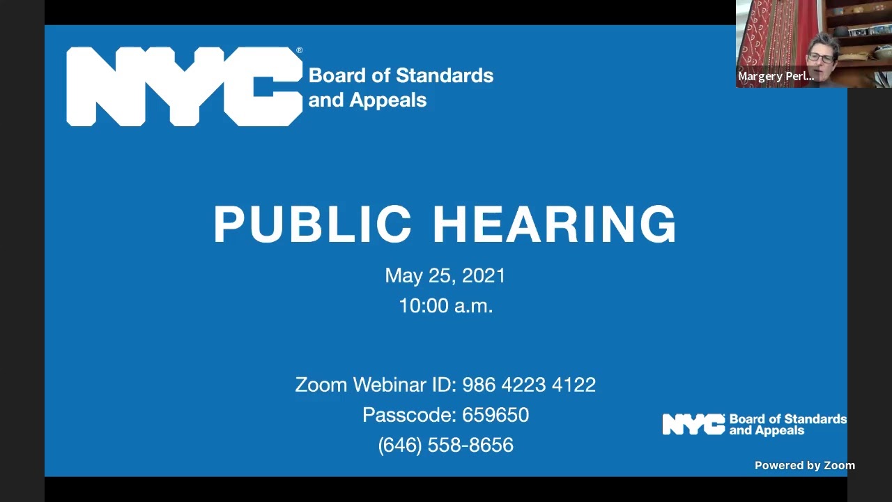 May 25, 2021 Review Session and Public Hearing AM