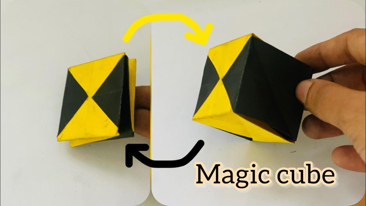 magic cube | origami | paper craft | how to make paper magic cube