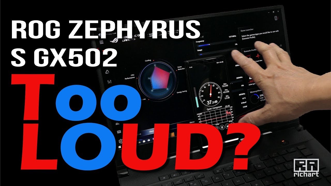 Is It A Noisy Gaming Laptop - ASUS ROG Zephyrus S GX502