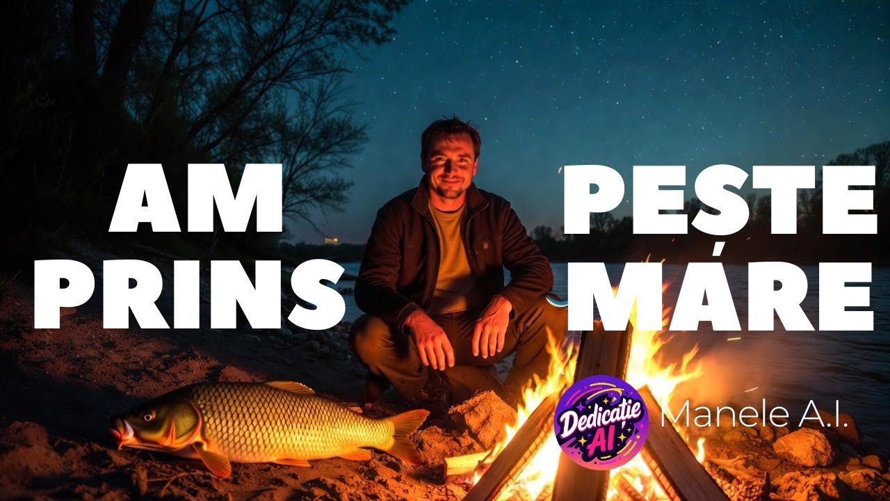 AM PRINS PEȘTE MARE - DedicatieAI | Manele Pescuit Chef Tare Viață Simplă Sistem Tare