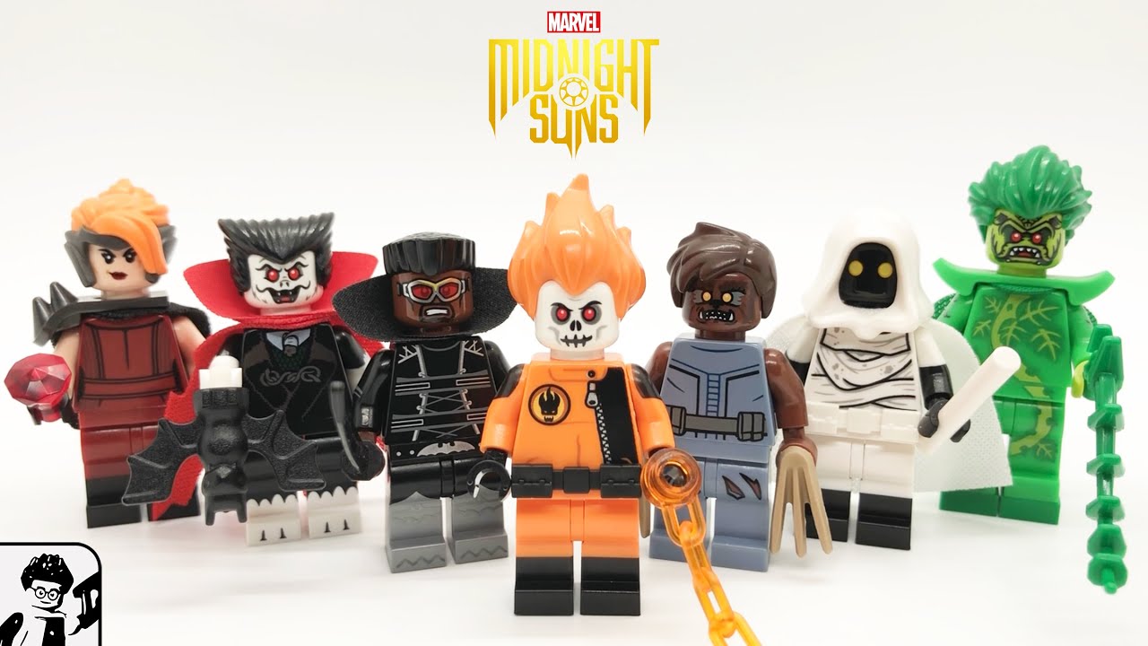 LEGO Midnight Suns/Midnight Sons Custom Minifigure Showcase (Urk-Verse)!