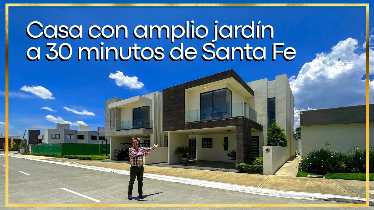 I-1914 Casa en venta ubicada a 30 min de Santa Fe, en residencial con lago en Ocoyoacac