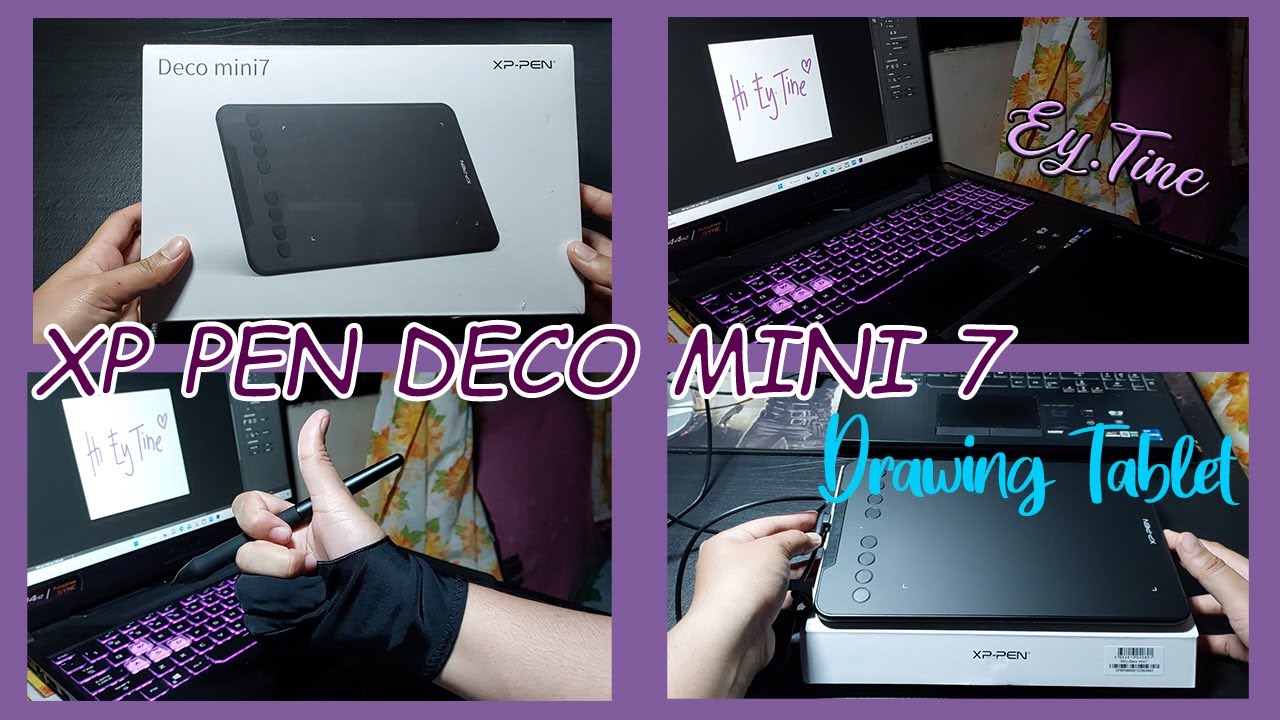 Unboxing XP PEN Deco Mini 7 Drawing Tablet ✍️💻📱