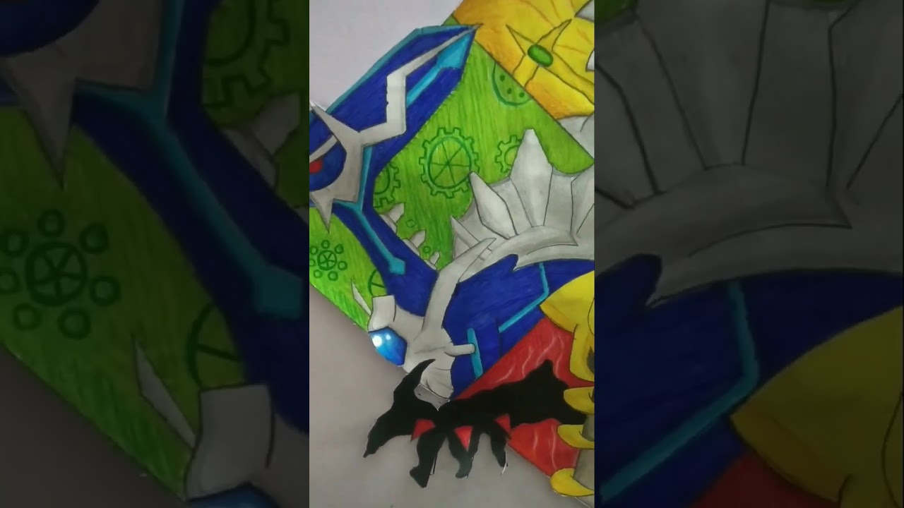 the legendary Pokemon's drawing 