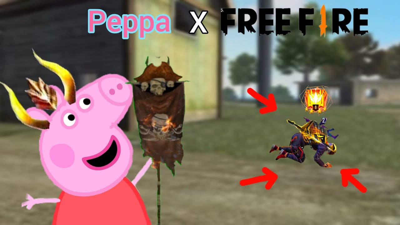 Peppa juega FREE FIRE | 👿