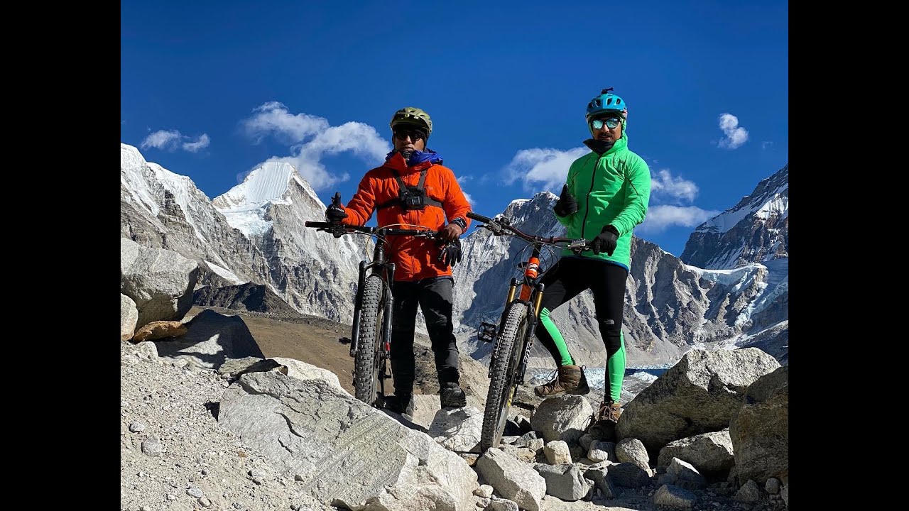 Two Ordinary Men - mountain biking Everest Base Camp