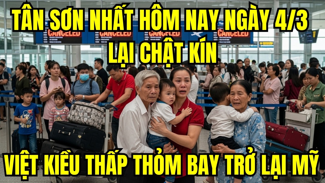 Sân Bay Tân Sơn Nhất Chật Kín, Việt Kiều Thấp Thỏm Trước Hành Trình Trở Lại Mỹ