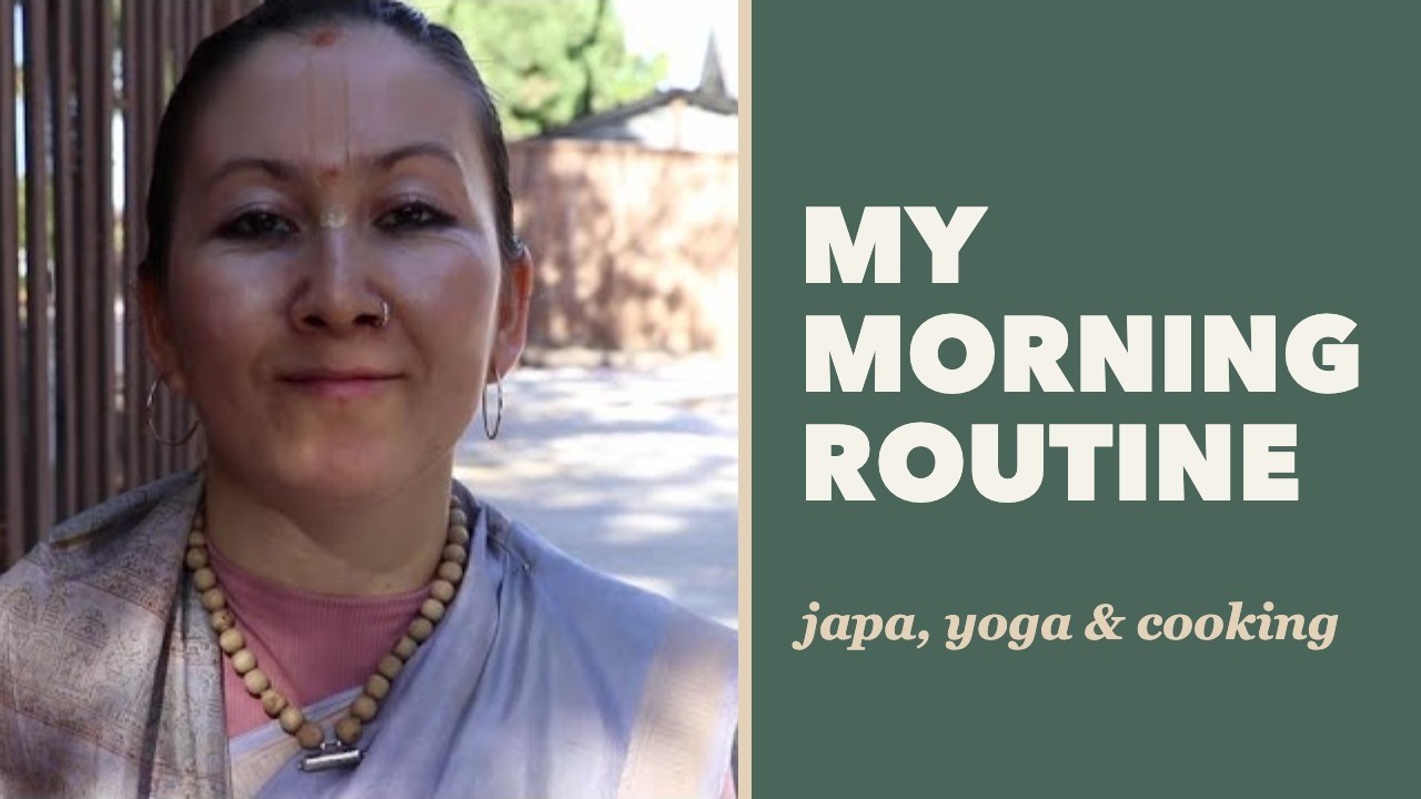 My Morning Routine while my husband works from home | Hare Krishna Lifestyle