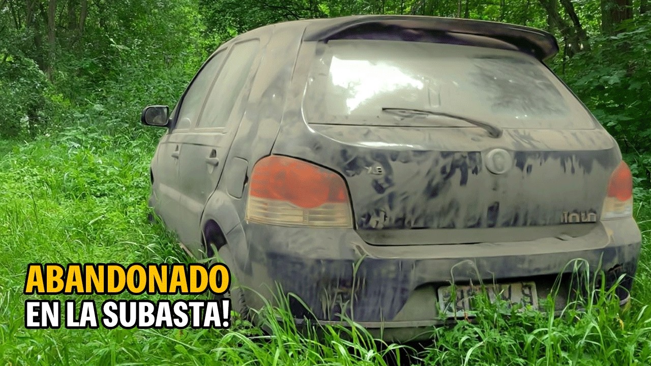 12 AÑOS DE ABANDONO: ¡LIMPIEZA EXTREMA EN UN COCHE ABANDONADO POR UNA DÉCADA!!