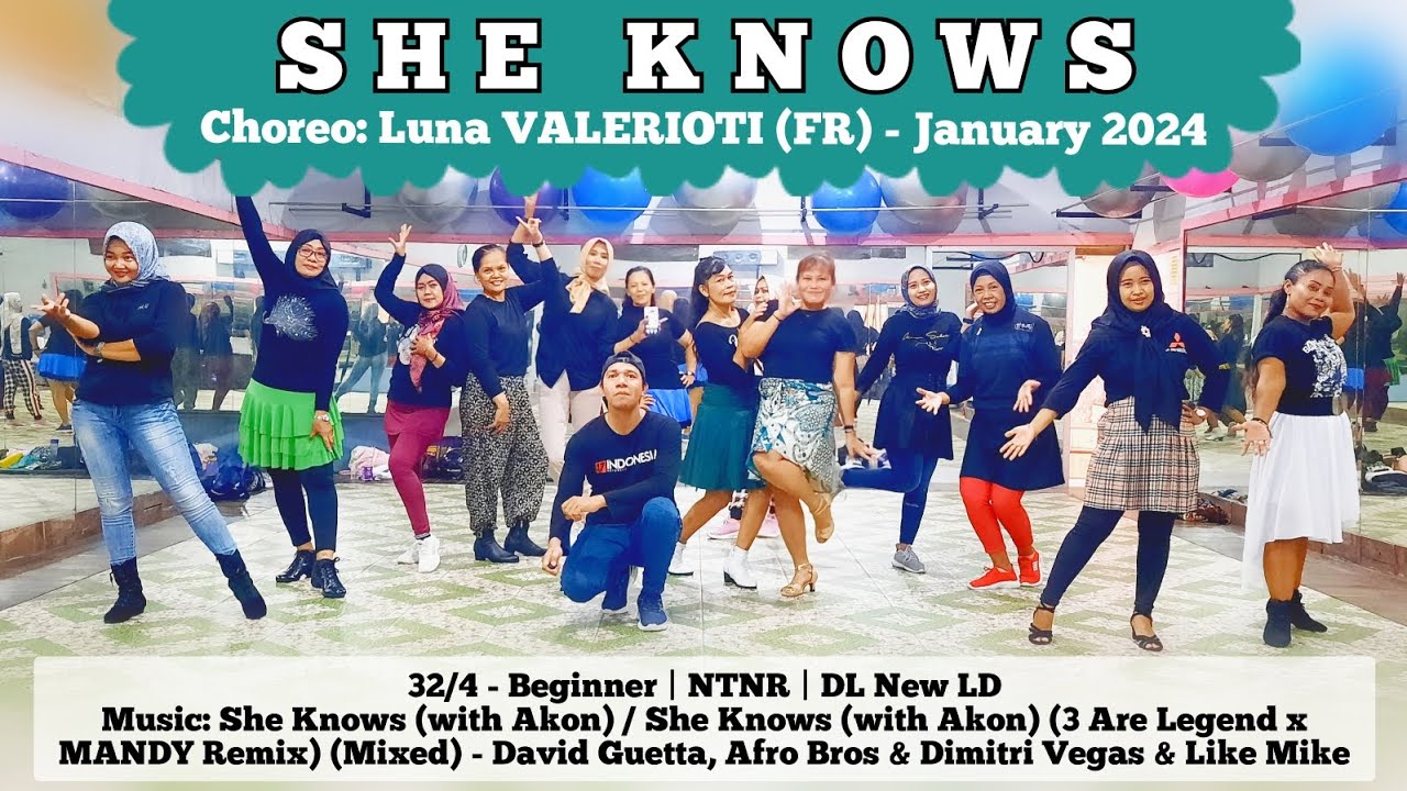 She Knows Line Dance | Beginner | Luna Valerioti (FR)