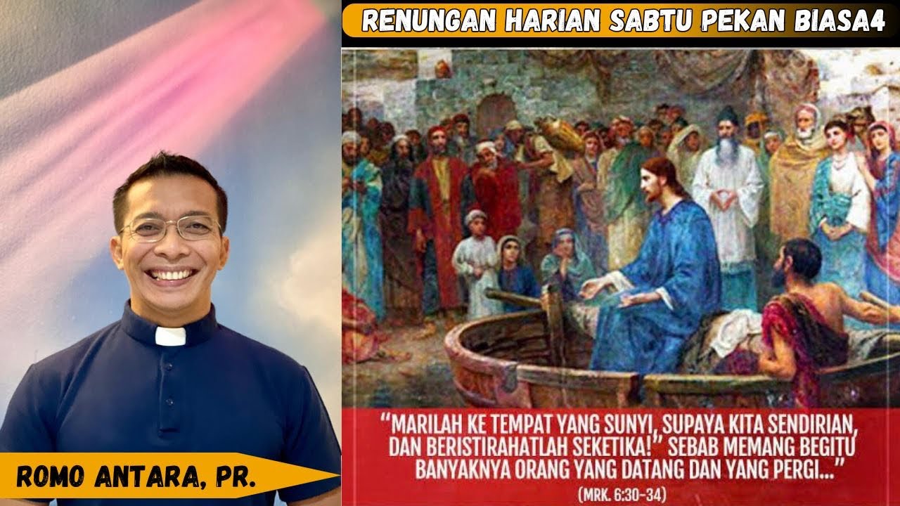 RenHar Sabtu 07 Februari 2026 Pekan Biasa4 oleh Romo Antara, Pr.#renungan #renungankatolik #katolik 