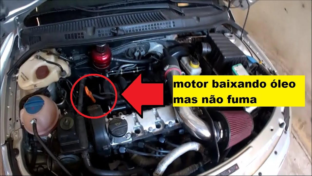 motor baixando óleo mas não fuma