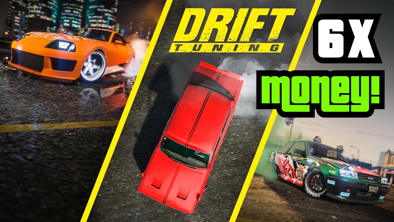 GTA 5 &mdash; НОВЫЕ дрифт-тюнинги, 6X $ и 2X $ за контракты по ограблениям! &mdash; Анонс недели событий | Ск...