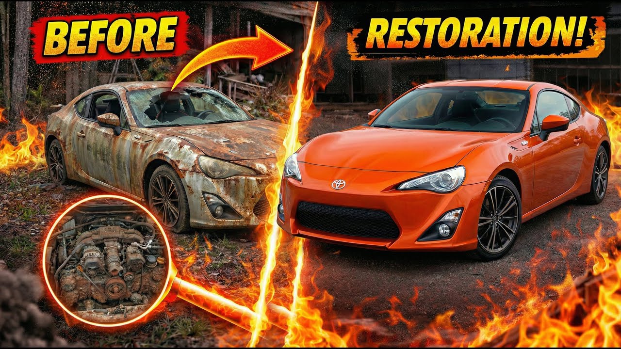 Complete Rebuild of Toyota Supra & FT-86 — Every Detail Restored