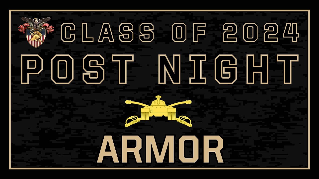 West Point Class of 2024 Armor Post Night