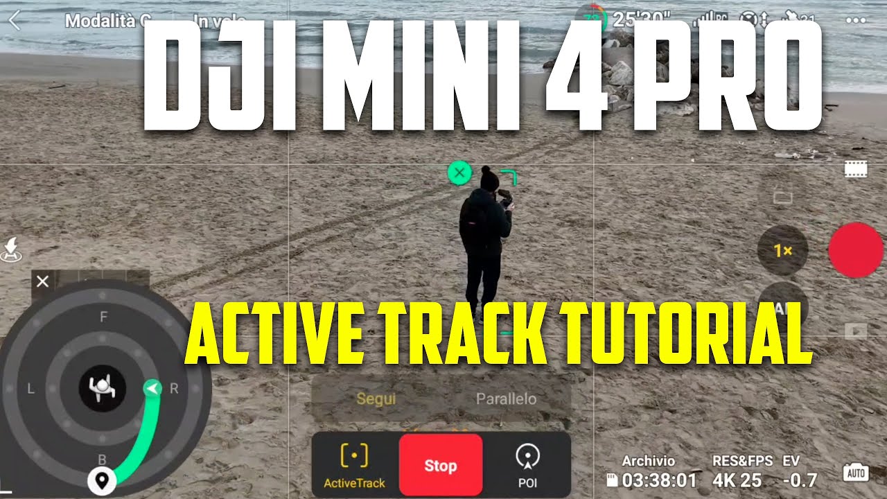 DJI Mini 4 Pro ACTIVE TRACK Tutorial | Ti spiego come FUNZIONA ?