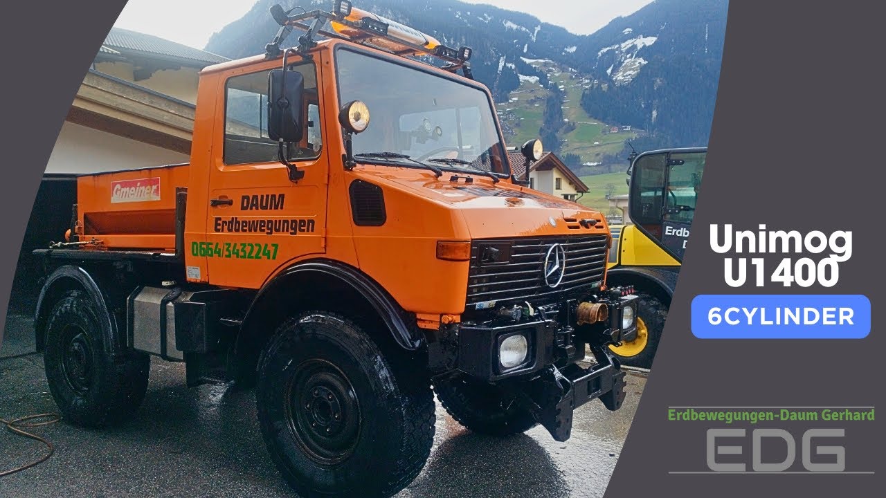 Unimog U1400 6 cylinders😍Winter service #truck | Performance