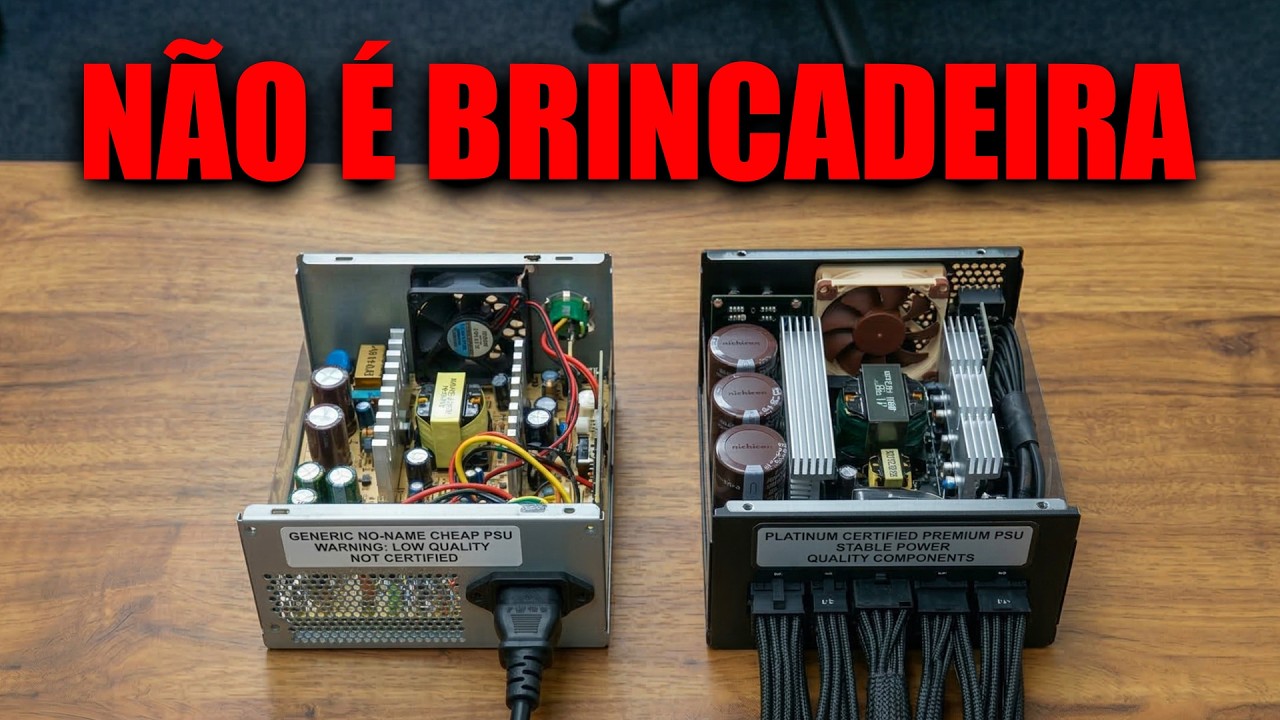 A DIFEREN&Ccedil;A BRUTAL NA PARTE INTERNA DE UMA FONTE BOA E UMA BOMBA