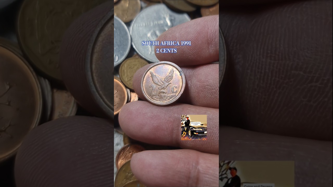COIN COLLECTING: SOUTH AFRICA 1991 2 CENTS #coin #coinsworthmoney #treasuresearch #collection