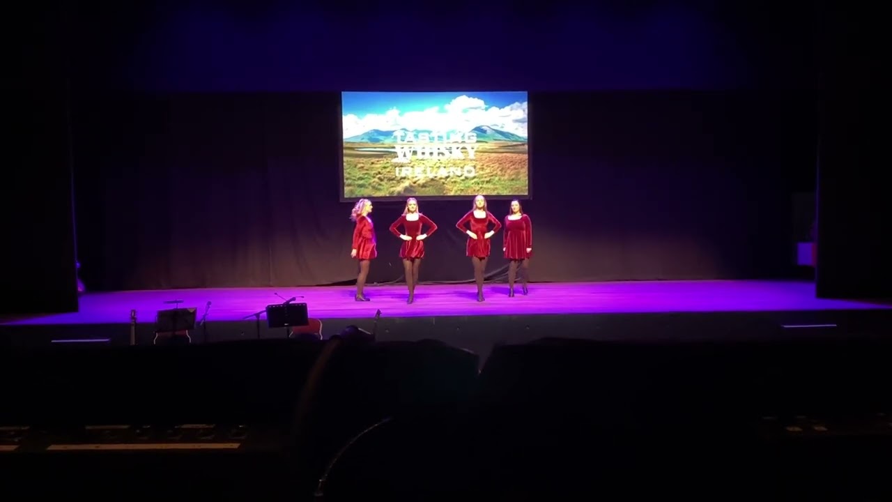Ierse dans tijdens whiskey proeverij Zoetermeer 22-1-2023