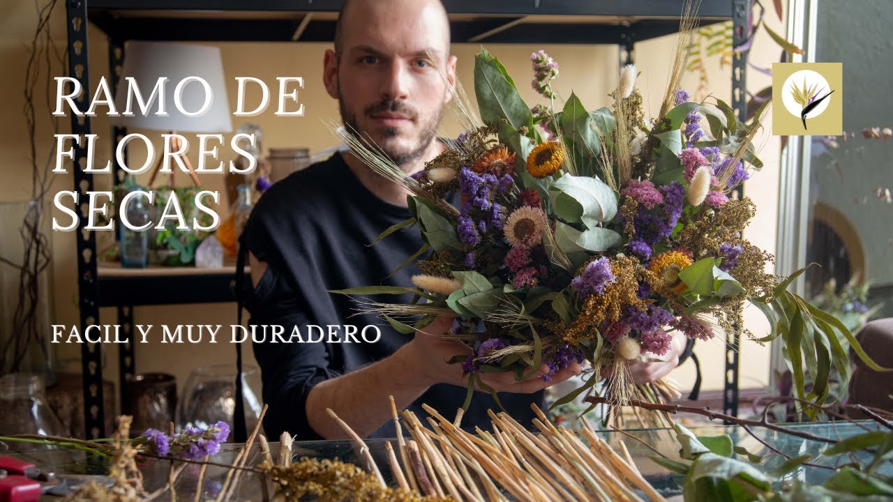 Cómo realizar un ramo de flores secas, secar flores en casa - Florería Intensodeflores