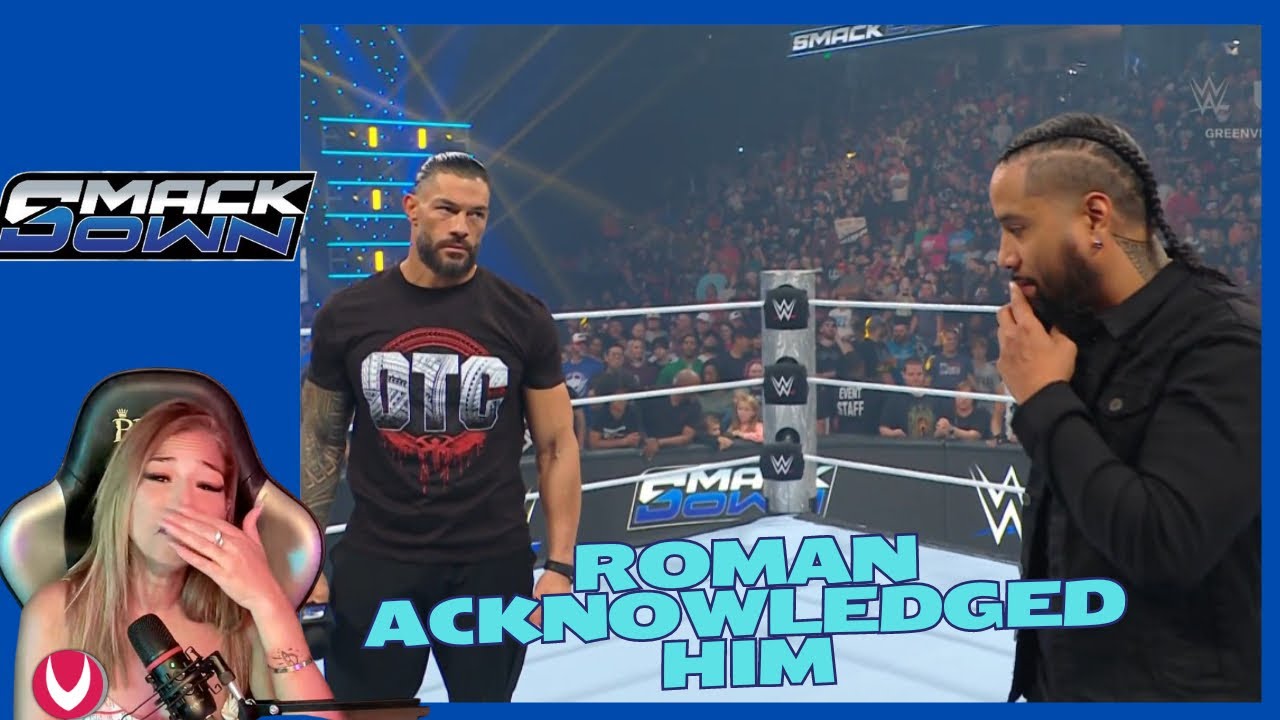 Roman Reigns Returns to Smackdown To Acknowledge Jimmy Uso 🥹 Reaction