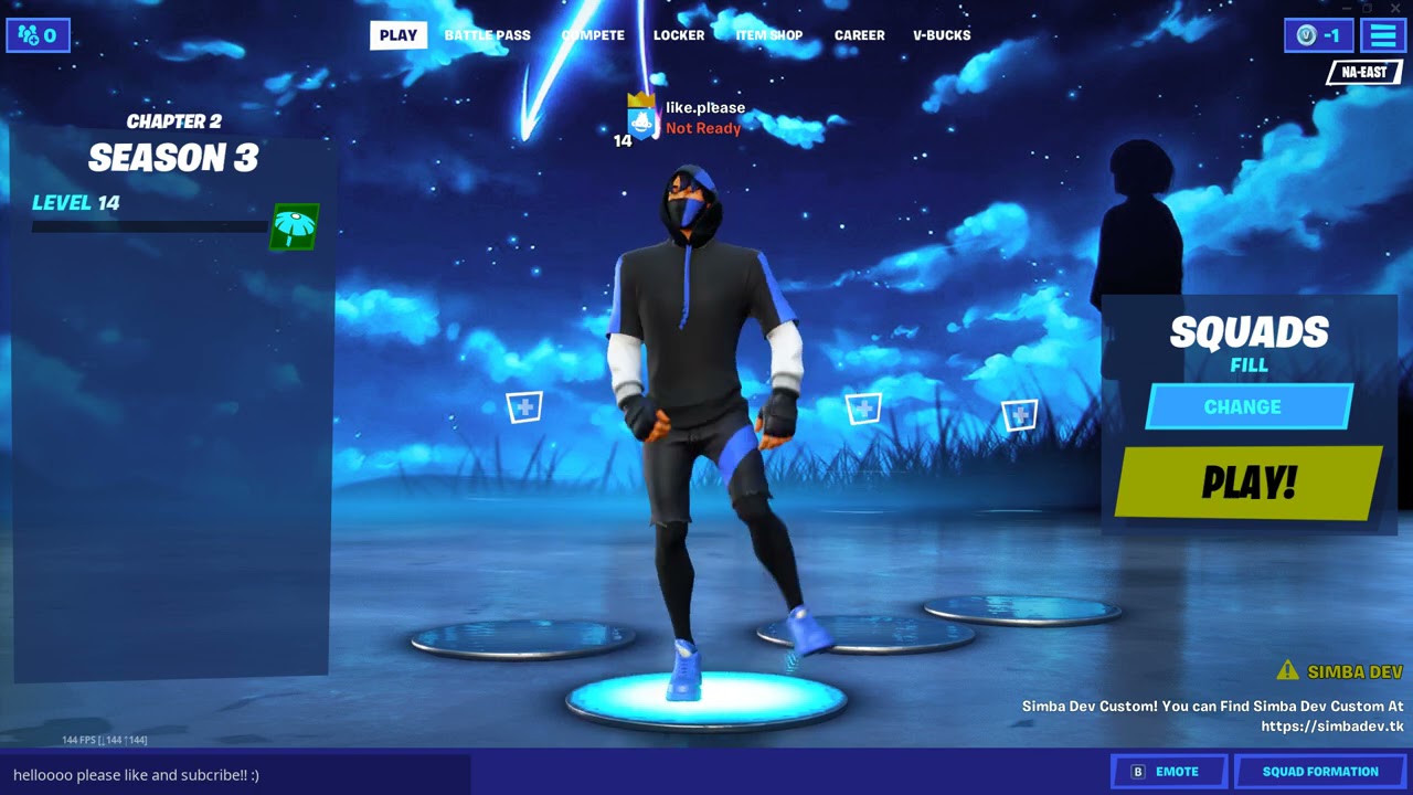 Never before seen style of Ikonik!! dancing n lobby for Tiktoks! ( INSANE CUSTOM BACKGROUND!! )