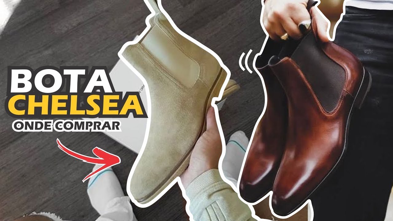 CHELSEA BOOT MASCULINA Onde encontrar