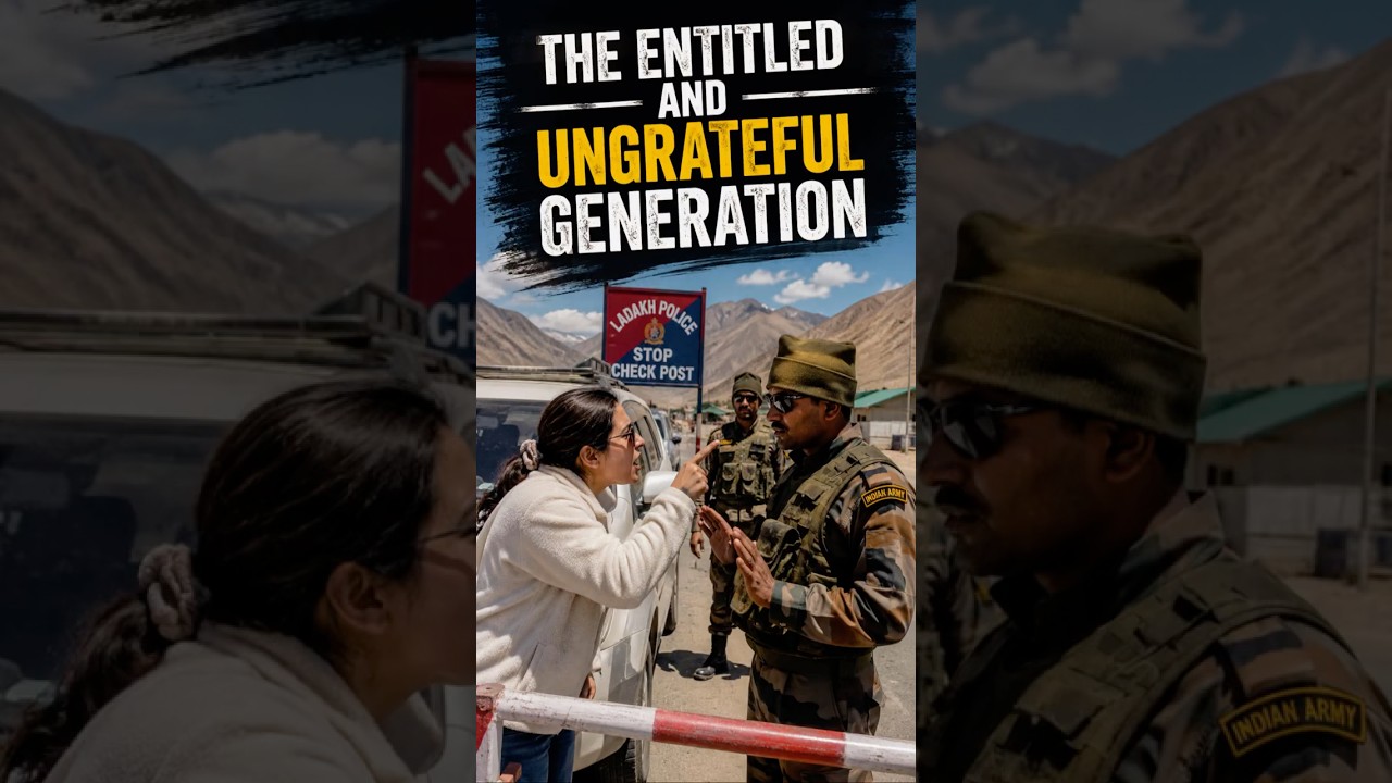 &ldquo;WE ARE GEN-Z!&rdquo; 😳 Tourist vs Indian Army in Ladakh &mdash; From Attitude to Apology